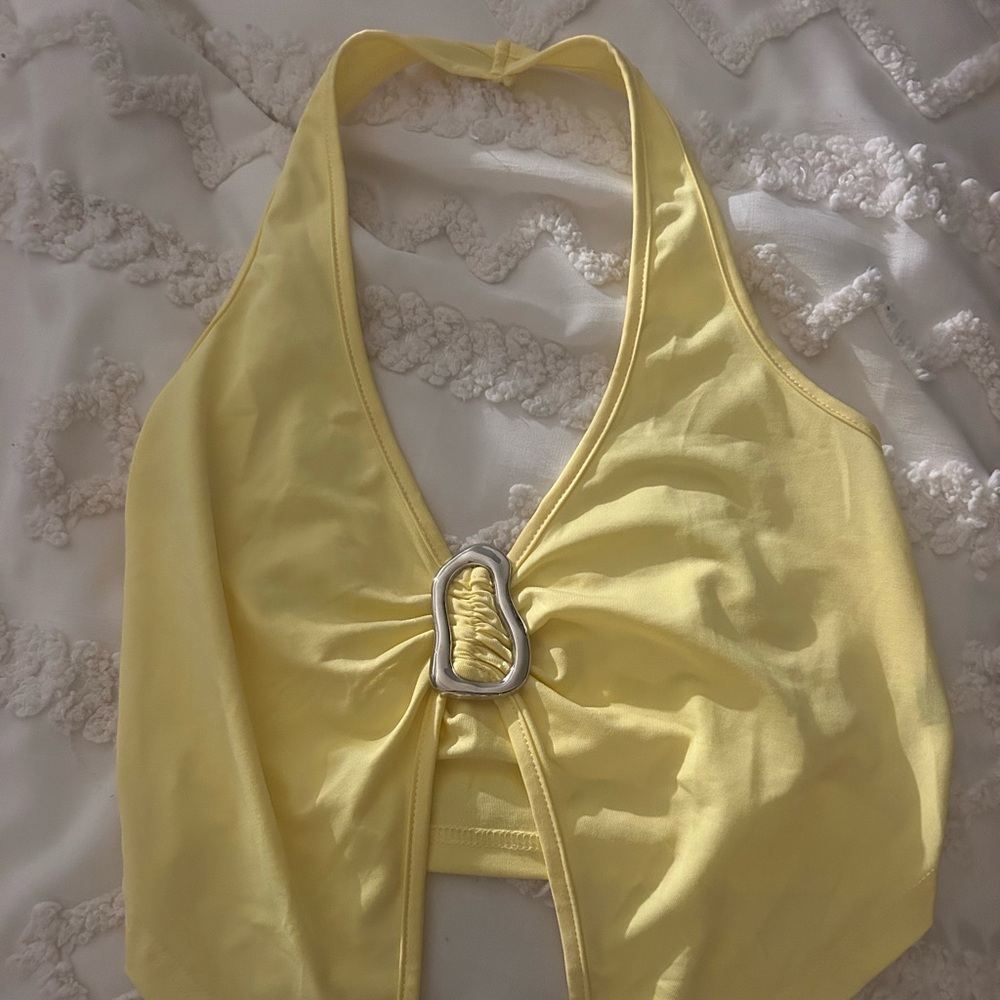 Yellow Halter Top